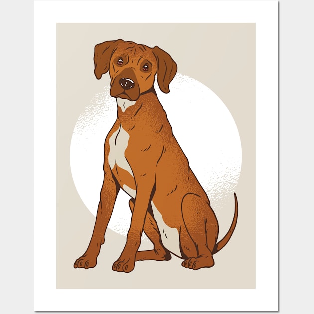 Rhodesian Ridgeback Wall Art by BamBam